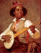 William Sidney Mount Banjo Player china oil painting reproduction